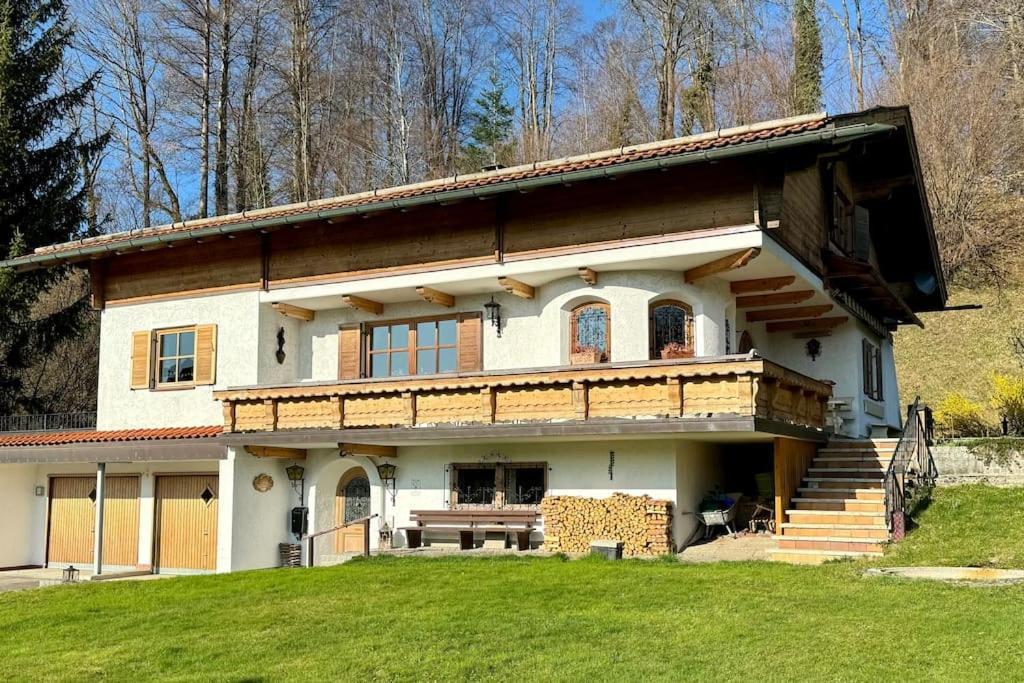 Romantisches Alpenchalet - Mit Sauna Und Kamin - Ruhig Und Zentral Bad Tölz Exterior foto